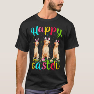 T-shirt Drôle Easter Egg Bunny Labrador Retriever Chien Ha