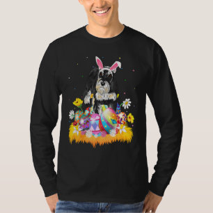 T-shirt Drôle Easter Egg Schnauzer Chien Pâques dimanche d