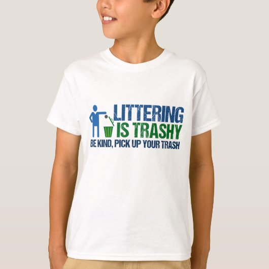 T-shirt Drôle Écologiste Lecture Est Trashy Pun Kids (Devant)