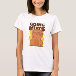 T-shirt Drôle Écureuil Goût Nuts