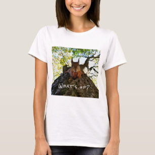 T-shirt Drôle Écureuil mignon Animaux Bonjour Là De Hi
