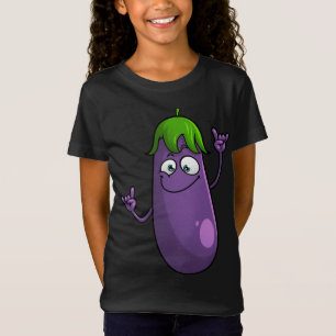 T-Shirt Drôle Eggplant Designs Pour Hommes Femmes Fruit Ve
