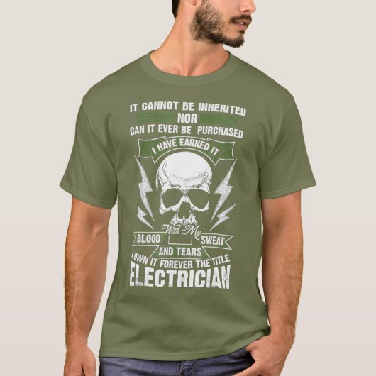 T-shirt Drôle Electricien cadeau Great Union meme (Devant)