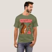 T-shirt Drôle Embrassez Votre Écureuil Intérieur Go Nuts U (Devant entier)