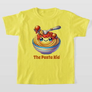 T-shirt Drôle enfant de pâtes ajouter du texte