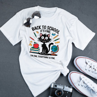 T-shirt Drôle enseignant retour à l'école Amoureux des cha