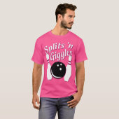 T-shirt Drôle équipe de bowling Splings 'N Giggles (Devant entier)
