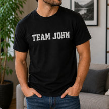 Drôle Équipe Personnalisée John Anniversaire Perso
