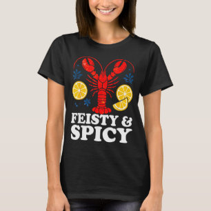 T-shirt Drôle et Épicé Joyeux Bouillon d'Écrevisses Mignon