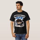 T-shirt drôle et identifiable [TEXTE DE DESIGN] –  (Devant entier)