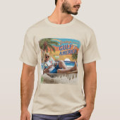 T-shirt drôle et patriotique Trump - Golfe d'Améri (Devant)