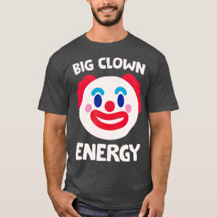 T-shirt Drôle et Vintage Big Clown inspecteur de l'énerg
