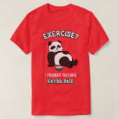 T-shirt Drôle Exercice Panda Bear Je Pensais Que Vous Avez (Design devant)