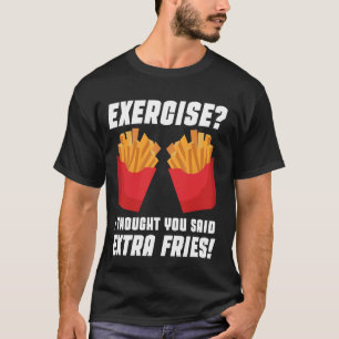 T-shirt Drôle Exercice Pun Satire Humour Pensé Vous Avez D