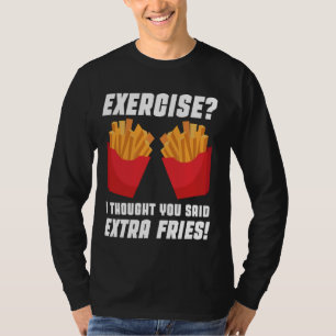 T-shirt Drôle Exercice Pun Satire Humour Pensé Vous Avez D