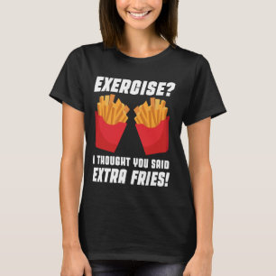 T-shirt Drôle Exercice Pun Satire Humour Pensé Vous Avez D