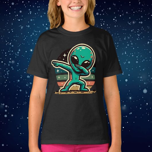 T-shirt Drôle Extraterrestrial Alien Dabbing