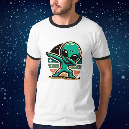 T-shirt Drôle Extraterrestrial Alien Dabbing