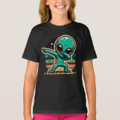 T-shirt Drôle Extraterrestrial Alien Dabbing (Devant)