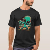 T-shirt Drôle Extraterrestrial Alien Dabbing (Devant)