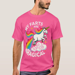 T-shirt Drôle Farting Unicorn Arc En Ciel Mes Farts Sont M