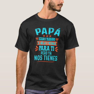 T-shirt Drôle Fête des pères Espagnol Papa De Fille Fils A