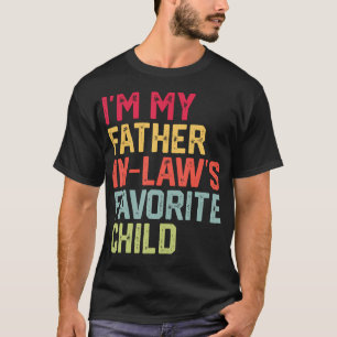 T-shirt Drôle Fête Des Pères JE Suis L'Enfant Préféré De M