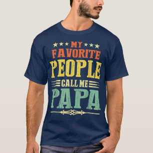 T-shirt Drôle Fête des pères Meilleur Papa Mon Favori Pers