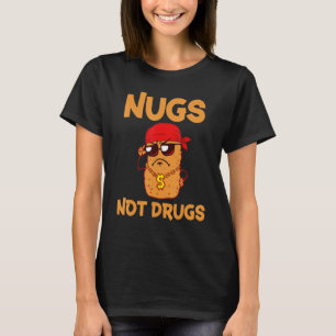 T-shirt Drôle Foodie Design Poulet Nugget Amateurs Nugs Pa
