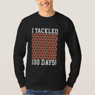 T-shirt Drôle Football 100ème Jour Citation, J'Ai Traqué 1