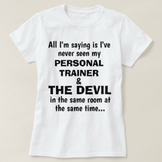 T-shirt drôle "FORMATEUR PERSONNEL ET LE DIABLE"