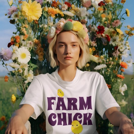 T-shirt Drôle "Fou de la ferme"