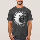T-shirt Drôle fou hurler Cockatoo Chemise Perroquet Bird (Devant)