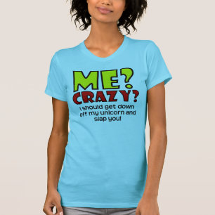 T-Shirt Drôle Fou Licorne