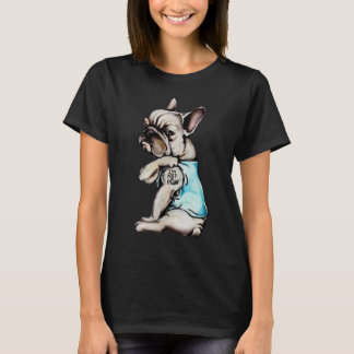 T-shirt drôle Frenchie de bouledogue français de