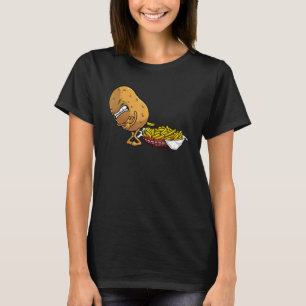 T-shirt Drôle Fries Français Designs Pour Hommes Femmes Po