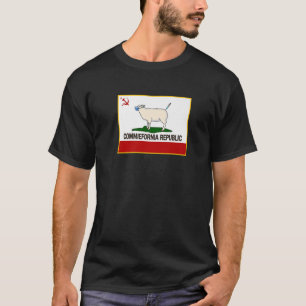 T-shirt Drôle Funny Commiefornia Republic California Stat