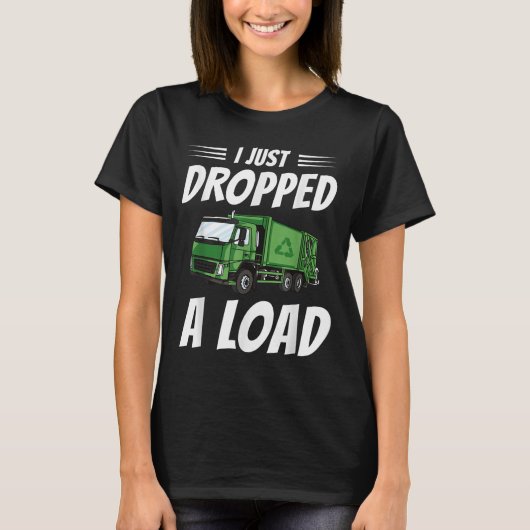 T-shirt Drôle Garbage Truck Driver Costume Sarcastique Tra (Devant)