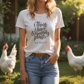 T-shirt Drôle Gardener Plante dame