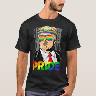T-shirt Drôle Gay pride LGBTQ Trump 