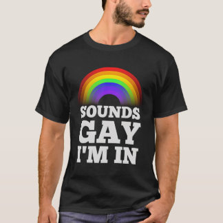 T-shirt Drôle Gay S Pour Hommes Fierté Arc En Ciel Sons Ga