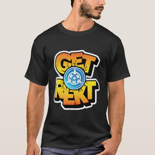 T-shirt Drôle Get Rekt Dire Rocket Soccer Boost Graphique (Devant)