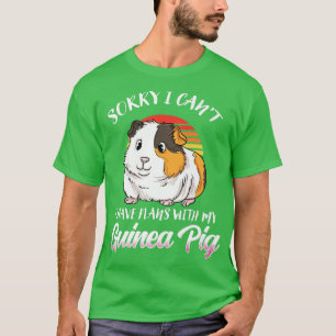 T-shirt Drôle Gig Guinéen Désolé J'Ai Des Plans Avec Mon G