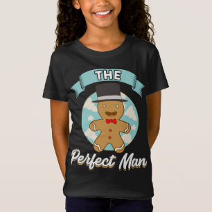 T-Shirt Drôle Gingerbread Cookie L'Homme Parfait Single Ch