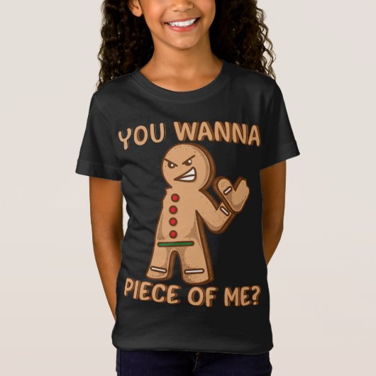 T-Shirt Drôle Gingerbread Homme cadeau pour Noël (Devant)
