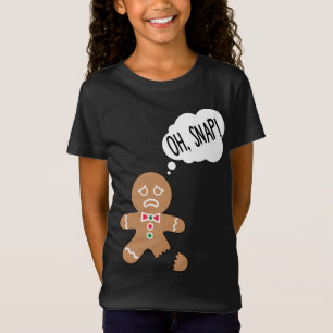 T-Shirt Drôle Gingerbread Homme Oh Snap