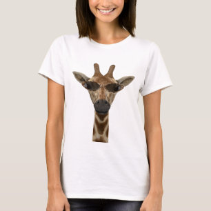 T-shirt Drôle Giraffe Incognito Avec Lunettes De Soleil Br