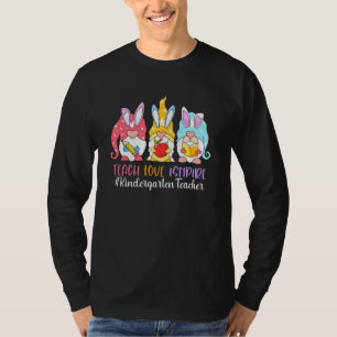 T-shirt Drôle Gnome Enseigner l'amour Inspirer la maternel