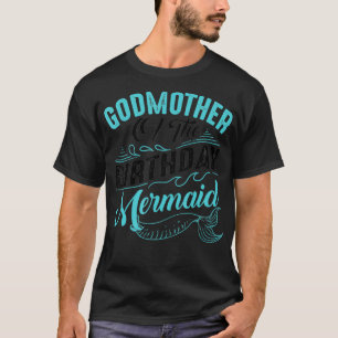 T-shirt Drôle Godmère Sirène Anniversaire Cadeau Femmes