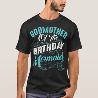 T-shirt Drôle Godmère Sirène Anniversaire Cadeau Femmes Co